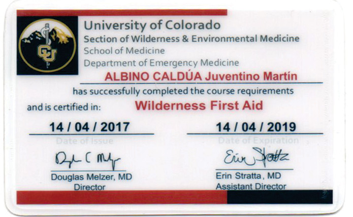 University of Colorado Section of Wilderness & Environmental Medicine